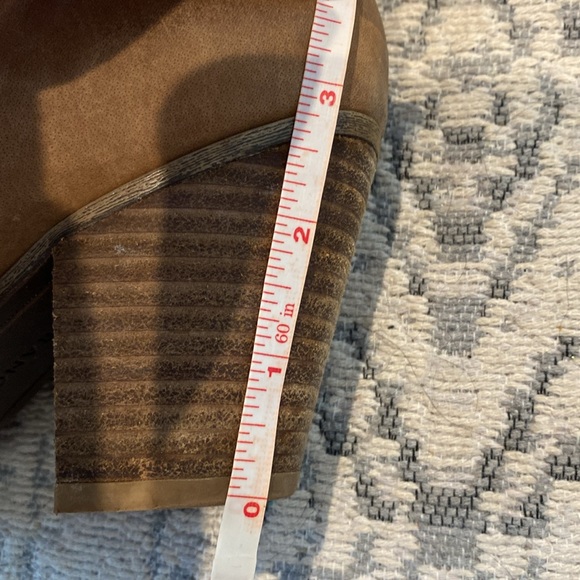 Franco Sarto leather brown ankle boots. Inside zipper. Used but comfortable. - Picture 7 of 7